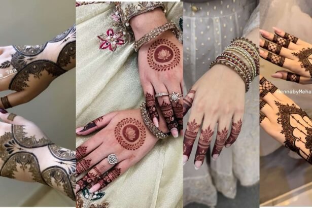 Beginner Cute Simple Mehndi Designs for Front Hands