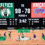 boston celtics vs knicks match player stats