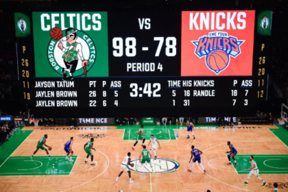 boston celtics vs knicks match player stats